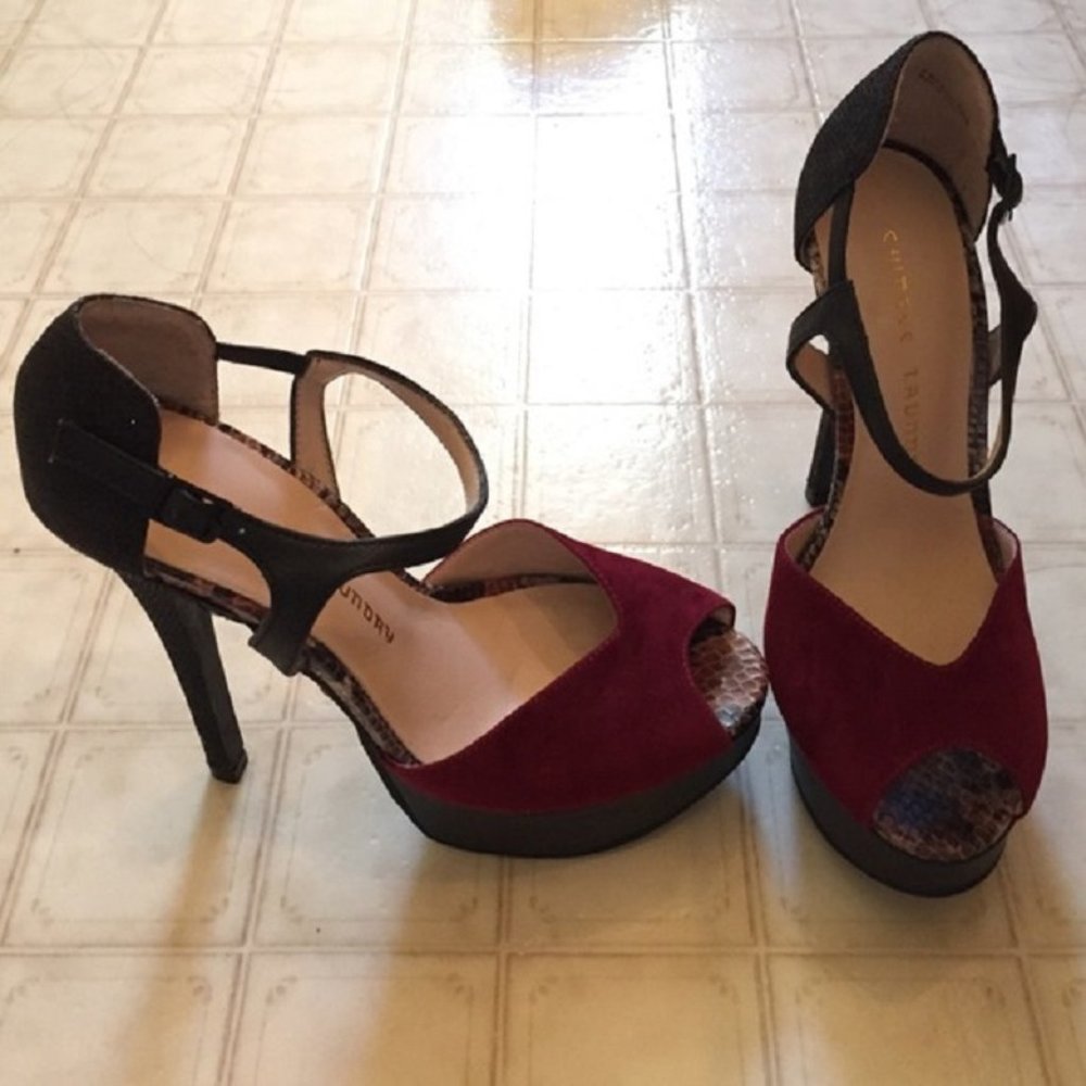 Chinese Laundry Z-Mix Match Platform Glitter Heels